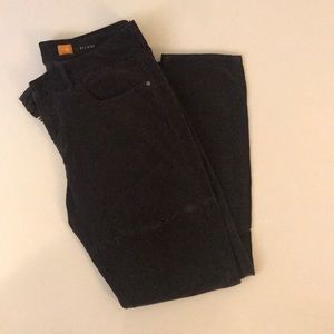 Grey corduroy dress slacks (Anthropologie)